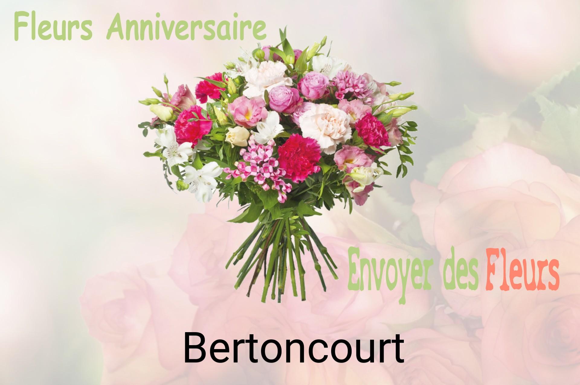 Bouquet de fleurs d’anniversaire livré à Bertoncourt