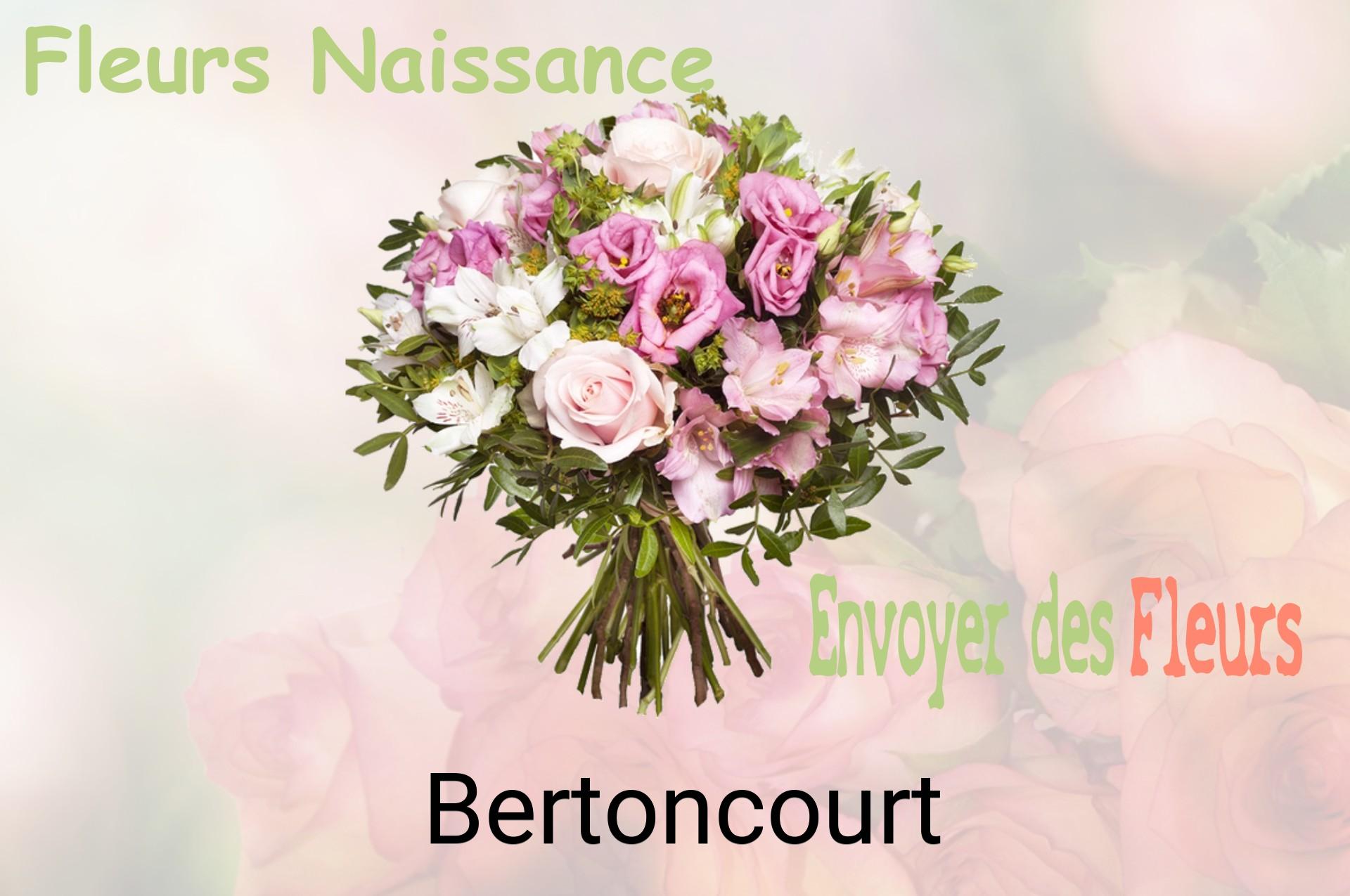 Bouquet de fleurs de naissance livré à Bertoncourt